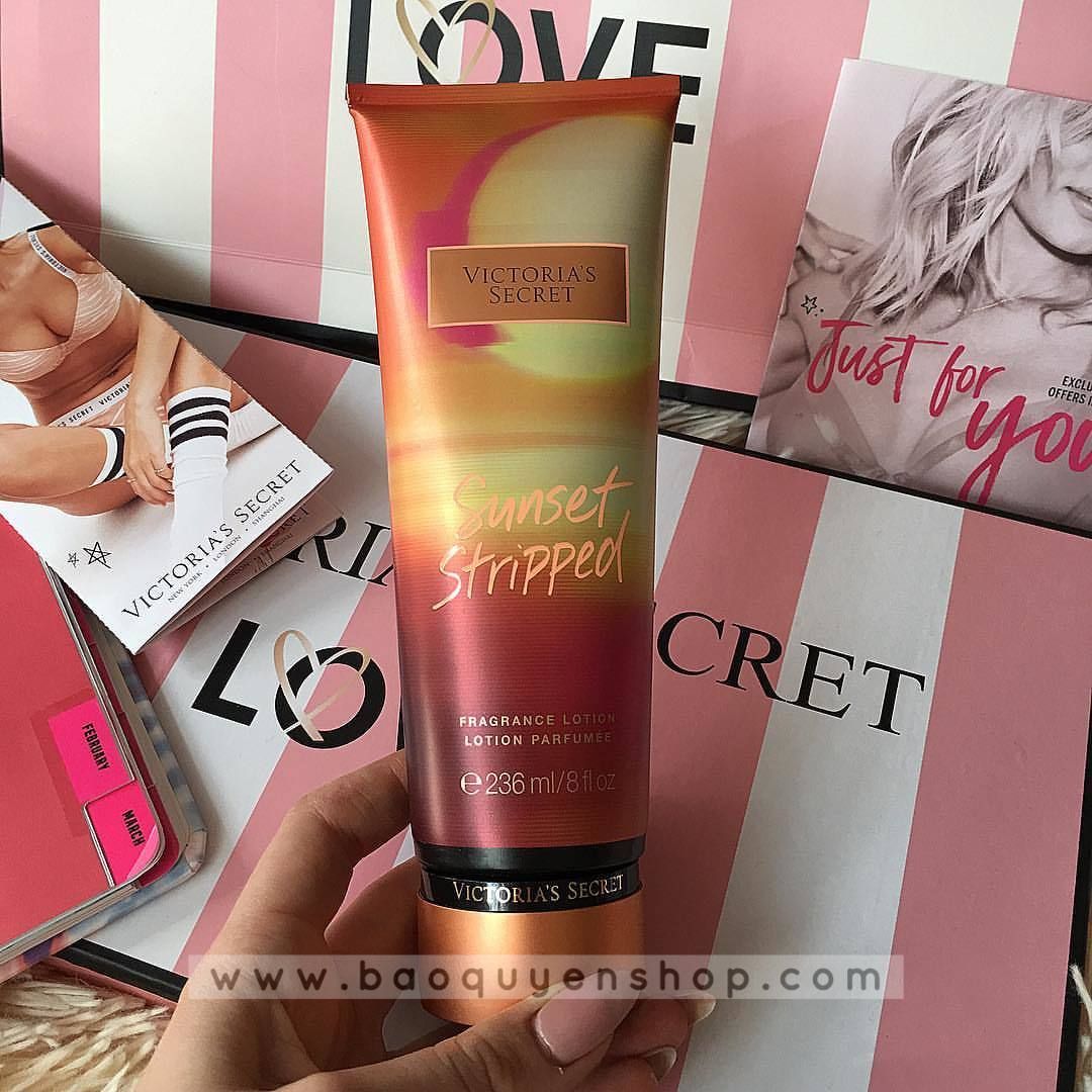 victoria secret sunset stripped lotion