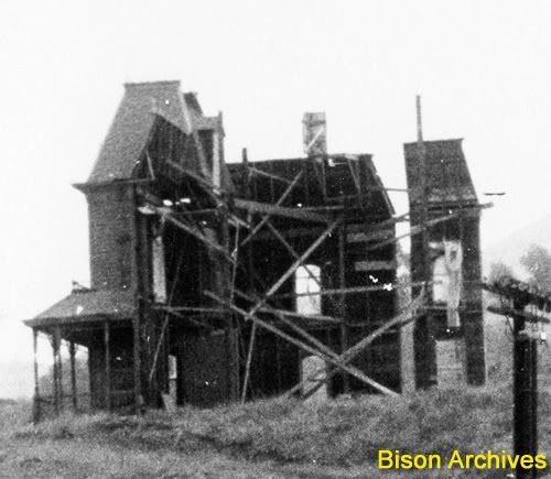 The PSYCHO house was built specifically for the film using stock parts from