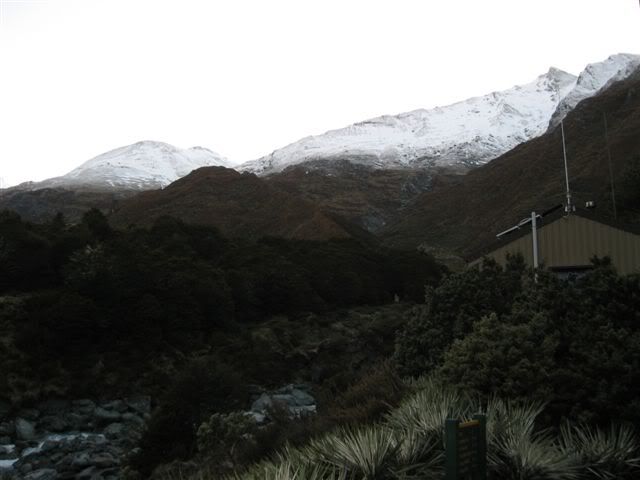 Fresh snow on the hills