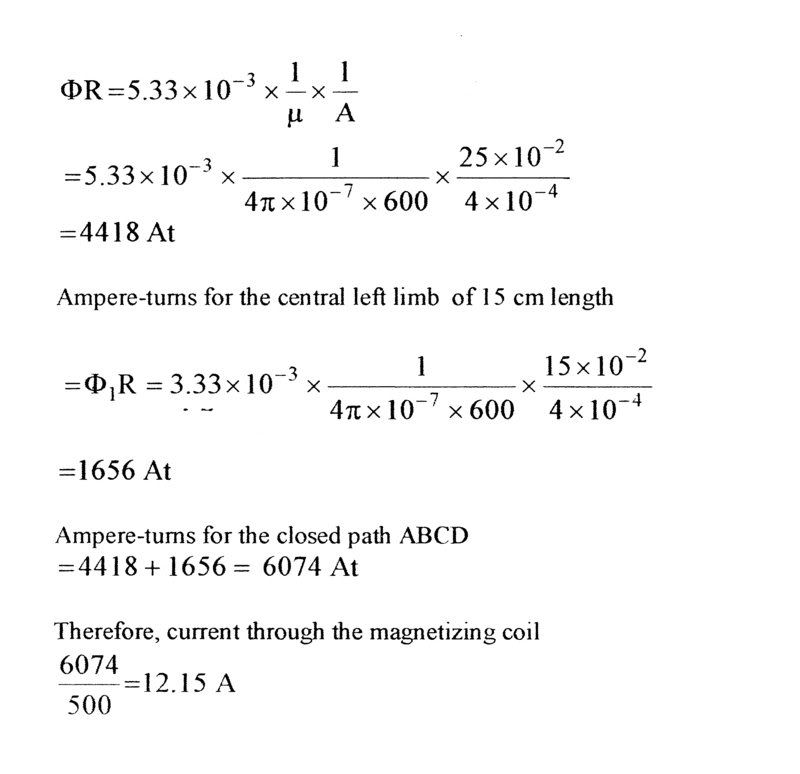 Why the ampere turn of right