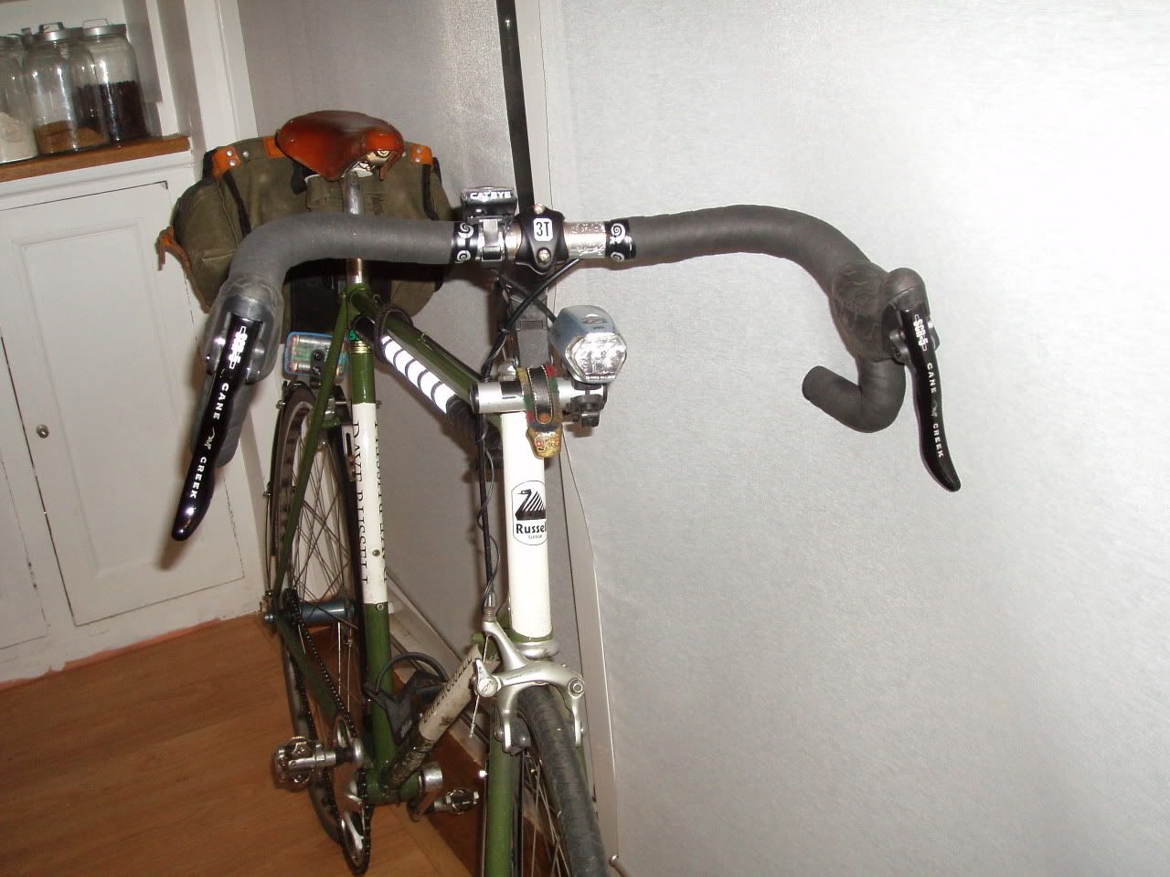 Mounting lights and bar bags