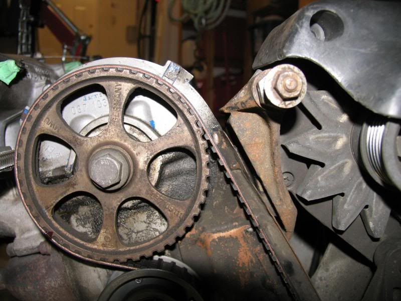 just did the timing belt on my g60 quick question