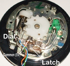 Phone dial rear