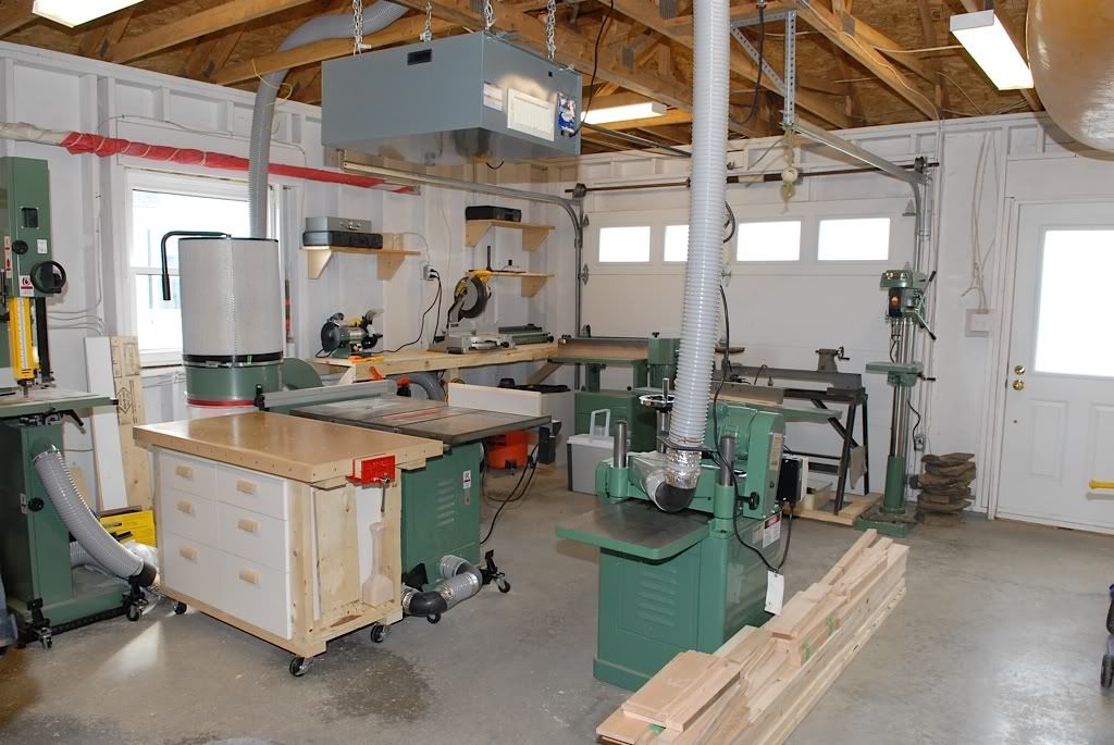 Thread: My woodworking shop is now set up.