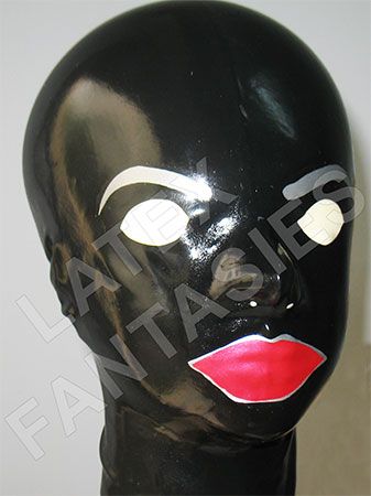 latex doll hood