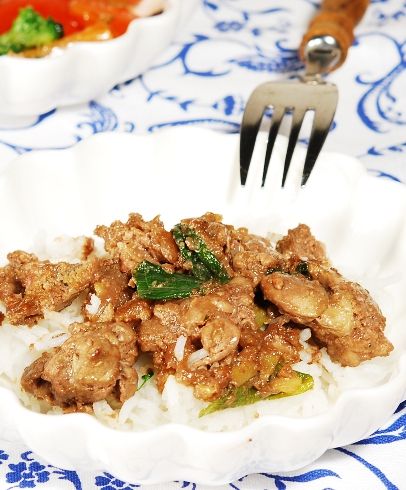 Печень Куриный По Китайски Рецепт С Фото