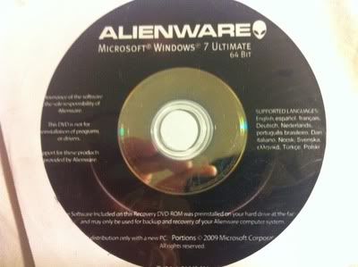Alienware Respawn Disk