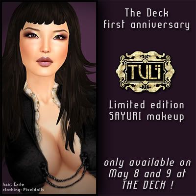 FREE Limited Edition Sayuri makeup at The Deck