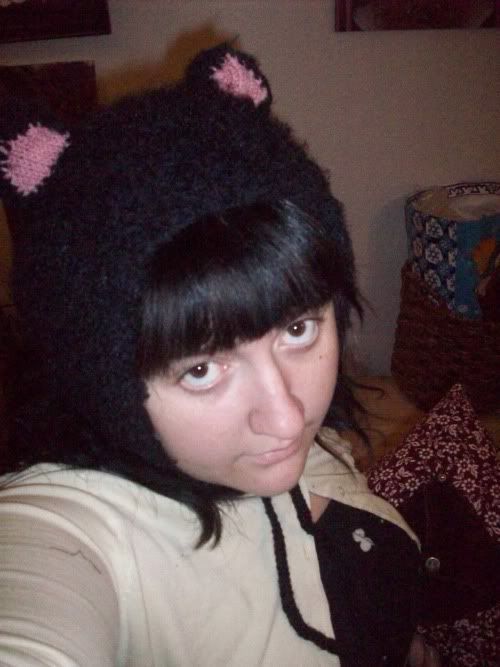 bear hat,knitting,kawaii