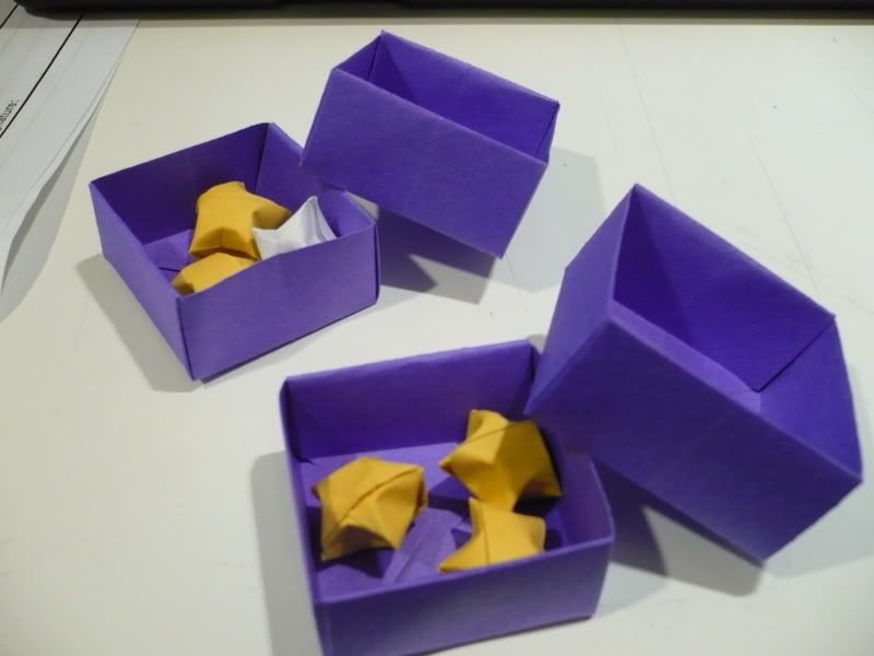 Origami Box with stars