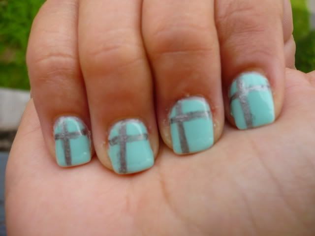 Teal and SIlver