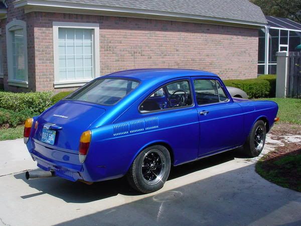 WRX Blue 1970 VW Fastback