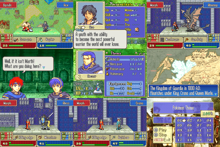 [Game Java] Fire Emblem – Devourer Of Time (Rom Hack FE7) [GBA HOT]