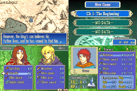 [Game Java] Fire Emblem – Devourer Of Time (Rom Hack FE7) [GBA HOT]