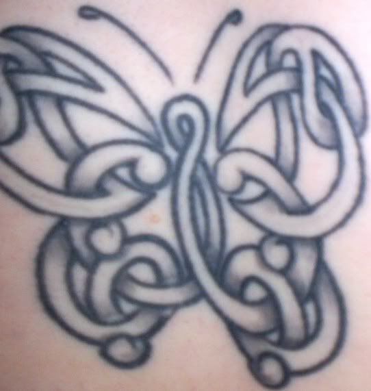 Celtic Butterfly Tattoos Body Art