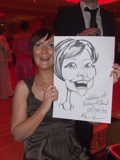 Wedding caricatures are the perfect entertainment for your guests!