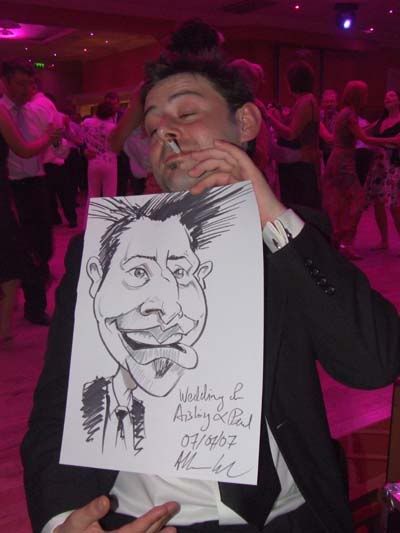 Wedding caricatures are the perfect entertainment for your guests!