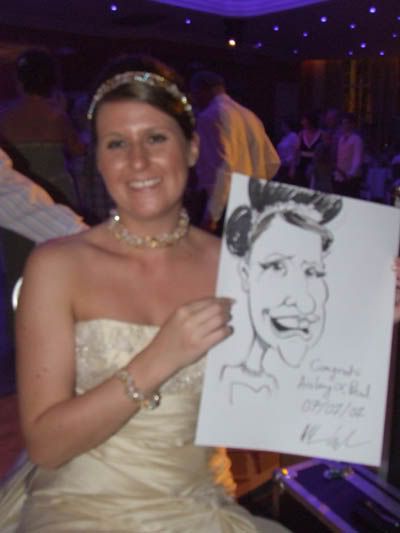 Wedding caricatures are the perfect entertainment for your guests!