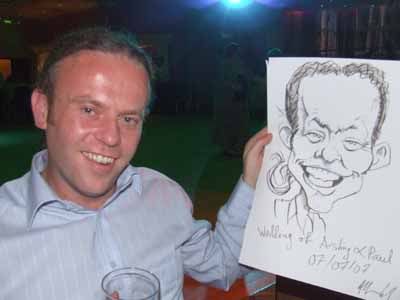 Wedding caricatures are the perfect entertainment for your guests!