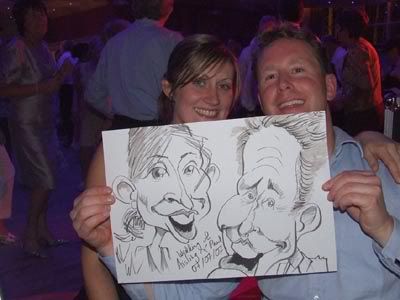 Wedding caricatures are the perfect entertainment for your guests!