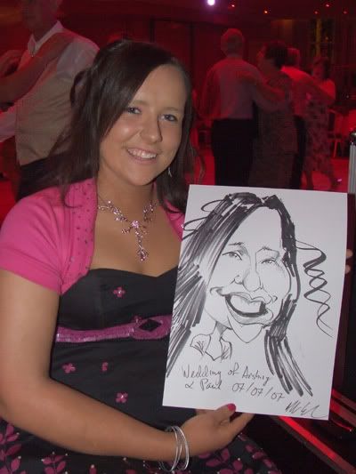 Wedding caricatures are the perfect entertainment for your guests!