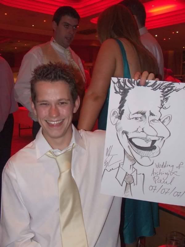 Wedding caricatures are the perfect entertainment for your guests!