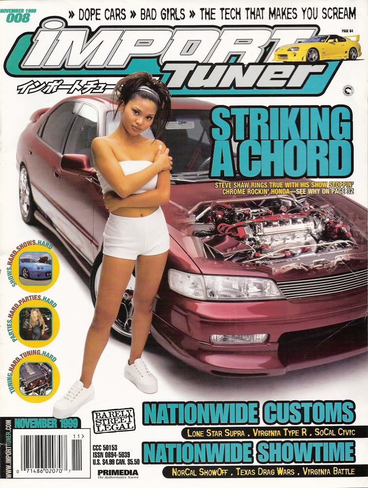 Issue #008 Model: Betsi Sindayen Car: 1994 Honda Accord Owner: Steve Shaw.