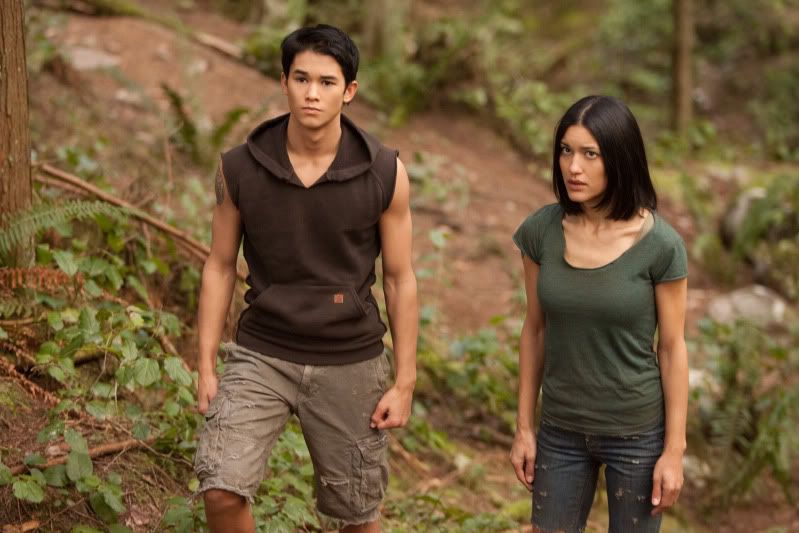 Booboo Stewart and Julia Jones in The Twilight Saga - Breaking Dawn Part I, photo courtesy of Summit Entertainment