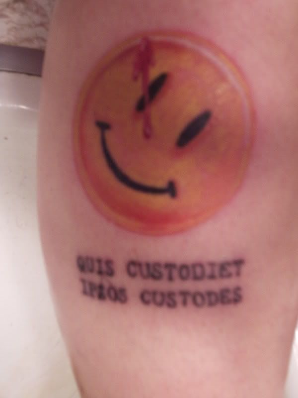 I feel like the smiley face is a difficult tattoo Done badly it looks like 