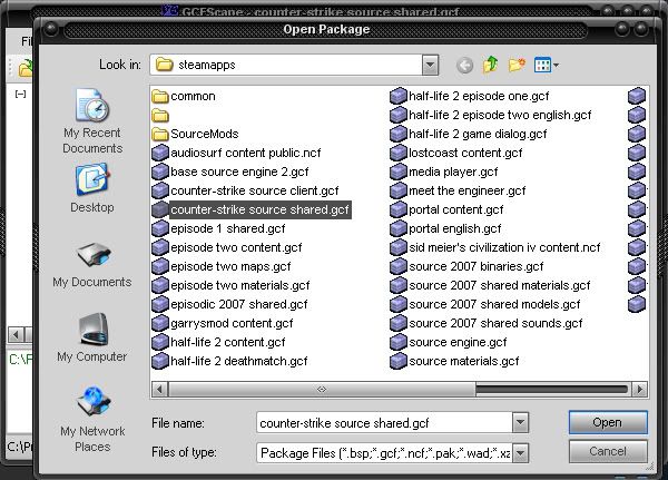 Gcfscape Extraction Tutorial