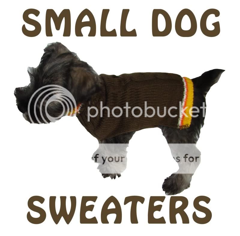 SMALL XS PUPPY DOG CLOTHES SWEATER CHIHUAHUA SHIH TZU  