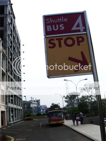 bus stop, jakarta