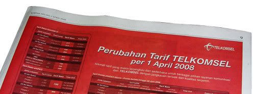 taruf baru telkomsel