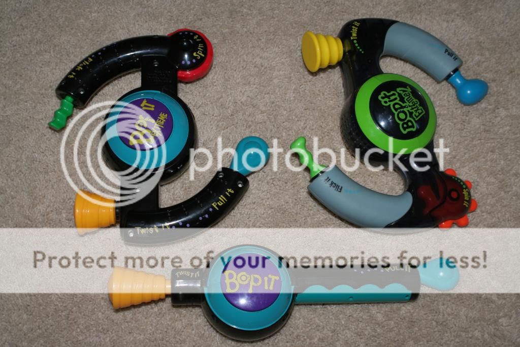 Lot Bop It Original Extreme 1 2 Electronic Game Hasbro