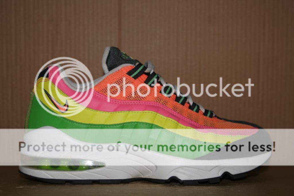 Nike Air Max 95 Rainbow Basketball Shoes Airmax 1 Youth 6Y Women's 8