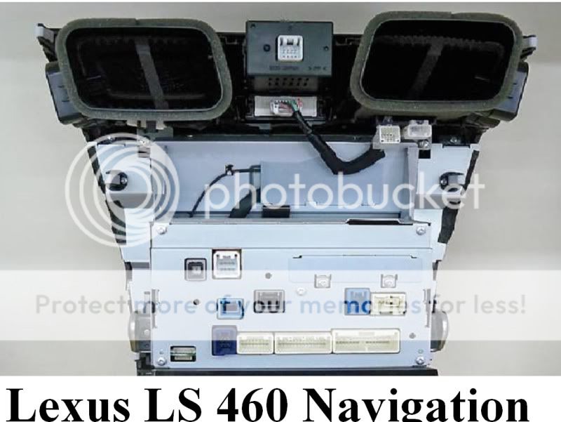 LEXUS LS460 GPS NAVIGATION DVD DISPLAY SCREEN 2007 09  