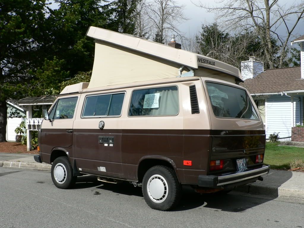 1984 Vanagon GL Camper Wolfsburg Westfalia Sink,Stove,Fridge. Seattle ...