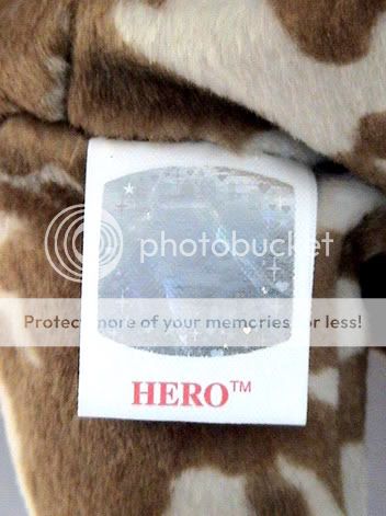 Ty Hero UK Bear Beanie Baby Babies MWMT Retired  