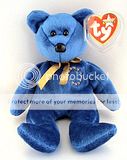 Ty Unity Europe Bear Beanie Baby Babies MWMT Retired  