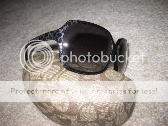 NEW COACH Sofia S465 black sunglasses  